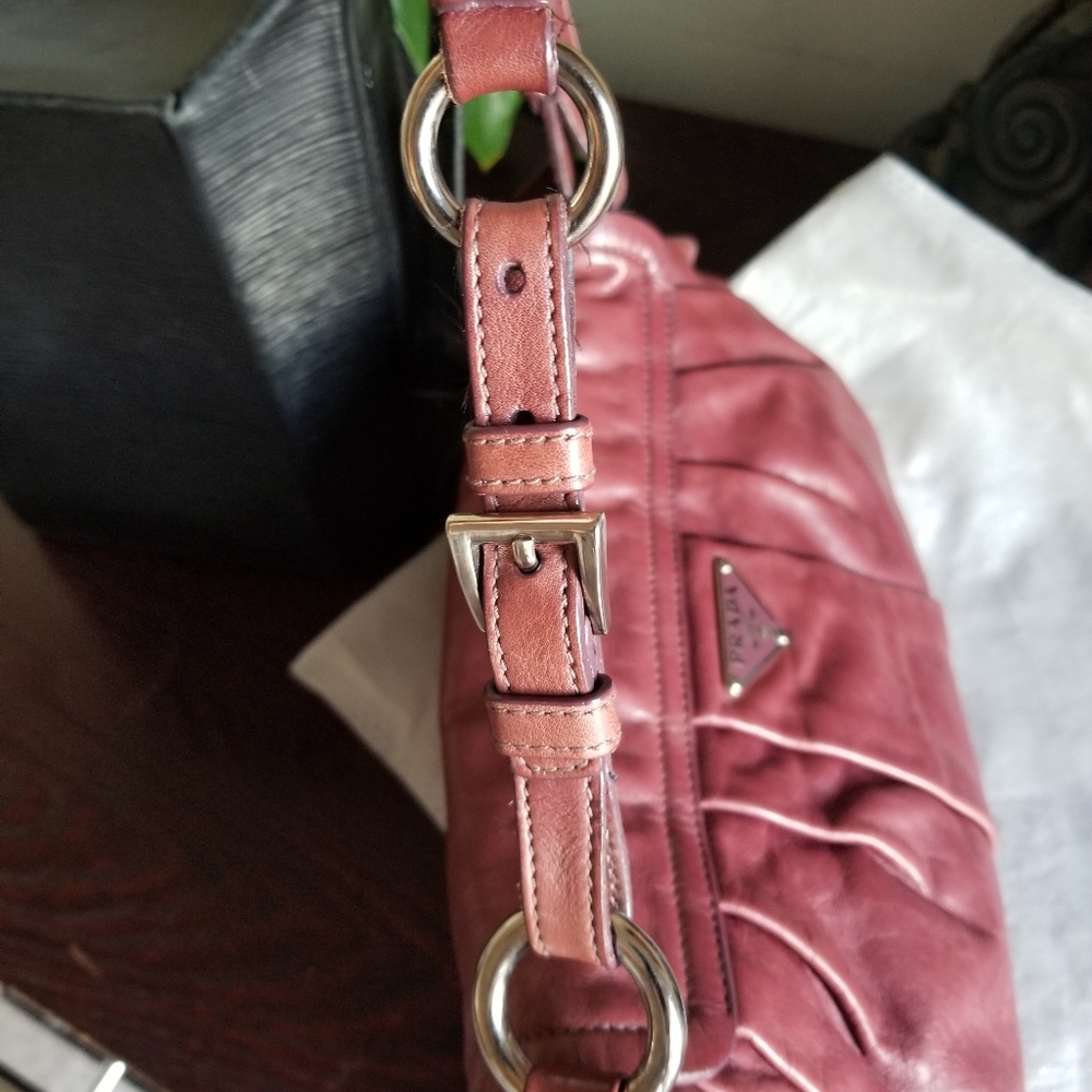 Prada  croc leather  baguette  bag - Picture 9 of 14